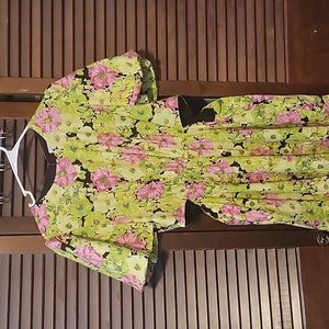 Large floral WAYF maxi dress